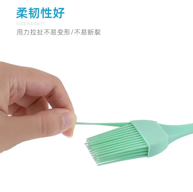 1PC Silicone Barbecue Brush Cooking Barbecue Heat Resistant Oil Brush Kitchen Supplies Stick Cake Tools Utensils Bbq Rill Utdoor