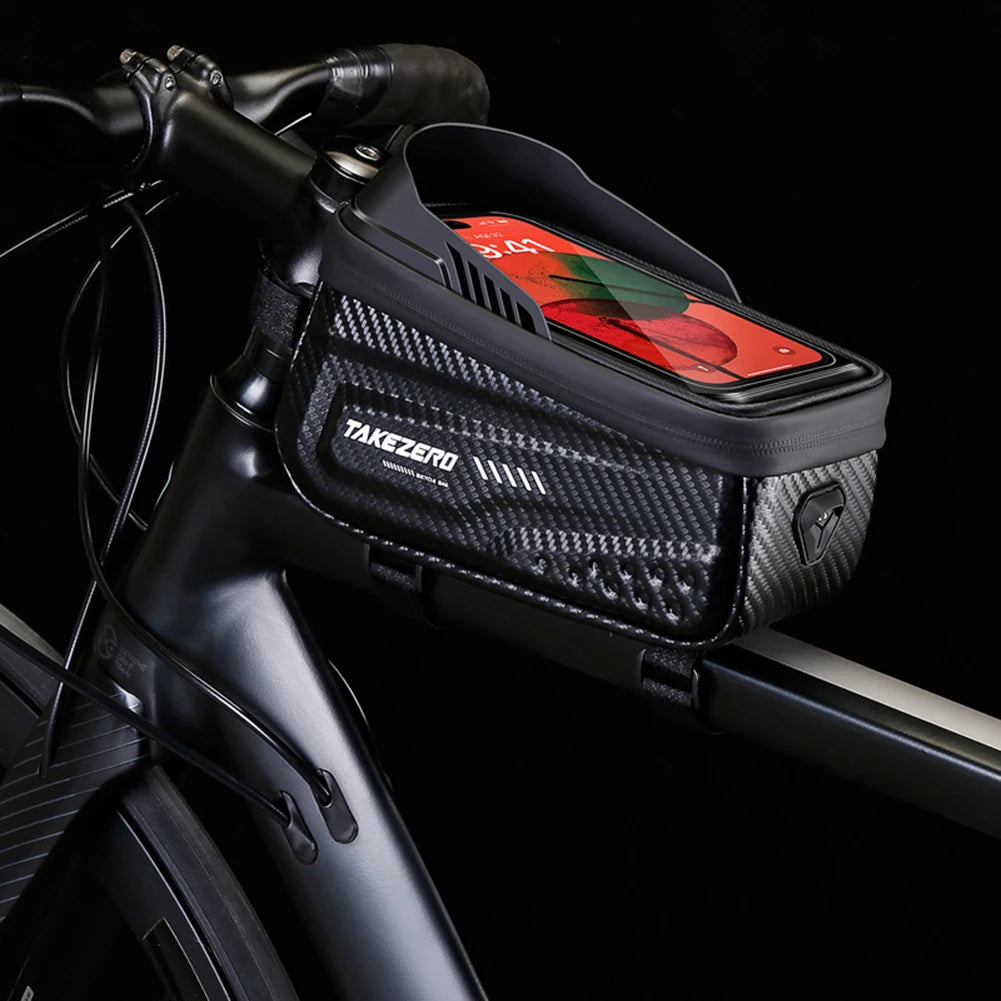 Bicycle Bag Waterproof Touch Screen Cycling Bag Top Frame Tube Bag MTB Road Bike Bag Phone Case Bike Accessories