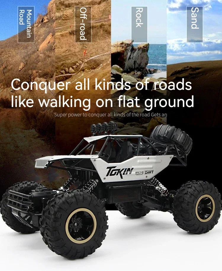 1:12 Large Remote Control Car Drifting Off-road 4x4 Climbing Bigfoot Speedracing Charging Toy Car Children's Gift Rc Drift Car