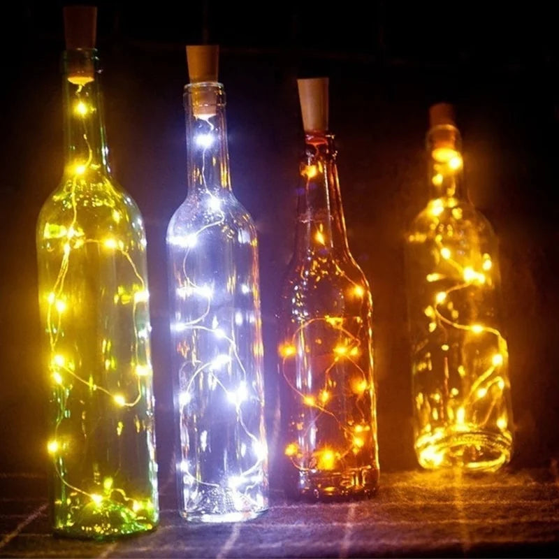 2M 20 LED Bottle Light Fairy Lights Cork Mood Lights Wine Bottle Night Light for Party, Garden, Christmas, Wedding Decoration