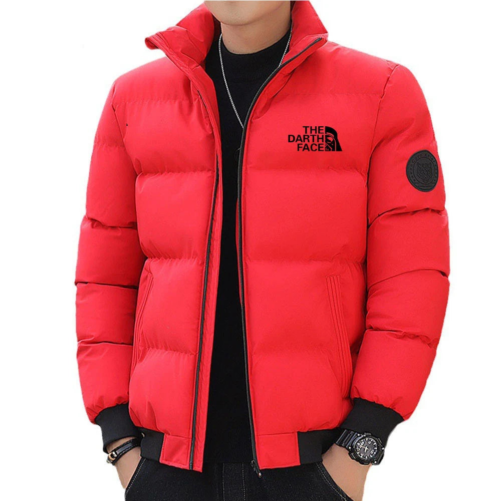 Korean Version New Stand Up Collar Men Cotton Jacket Winter Thick Warm Fashionable Short Down Cotton Jacket