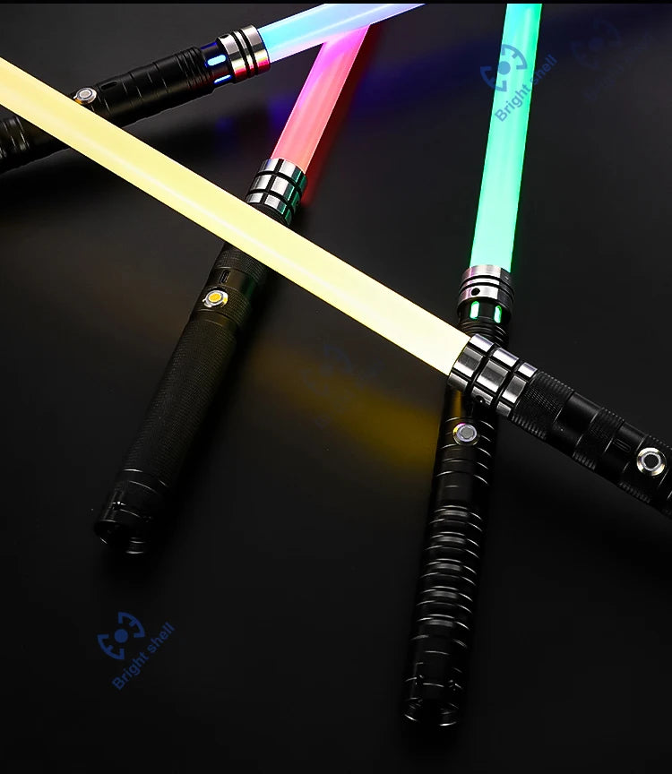 RGB Metal Lightsaber Laser Sword Toys Light Saber 15Color Change Kids Soundfonts Force FX FOC Blaster Toys Jedi Laser Sword Gift