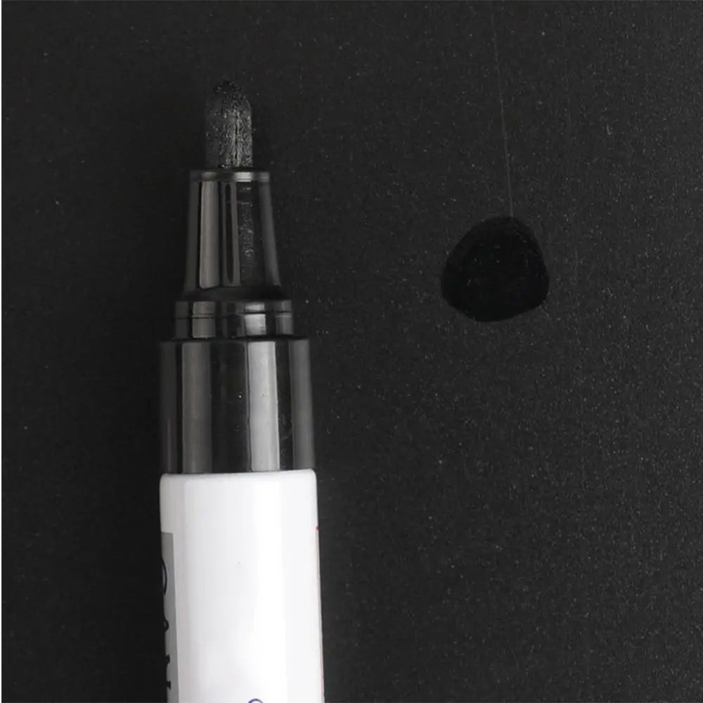 1pcs White Waterproof Cars Wheel Tire Oily Mark Pen Auto Rubber Tyre Paint Pen Cd Metal Permanent Paint Marker Graffiti Touch Up