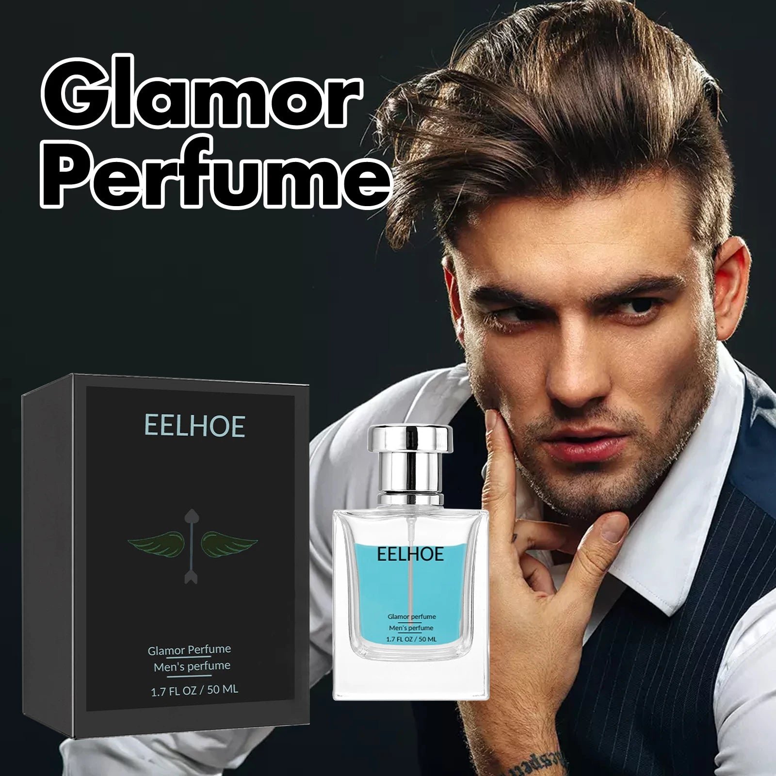 EELHOE Pheromone Perfume Spray Fresh Long Lasting Portable Charming Perfume Natural Mild Fragrance Easy to Carry 1.7 OZ