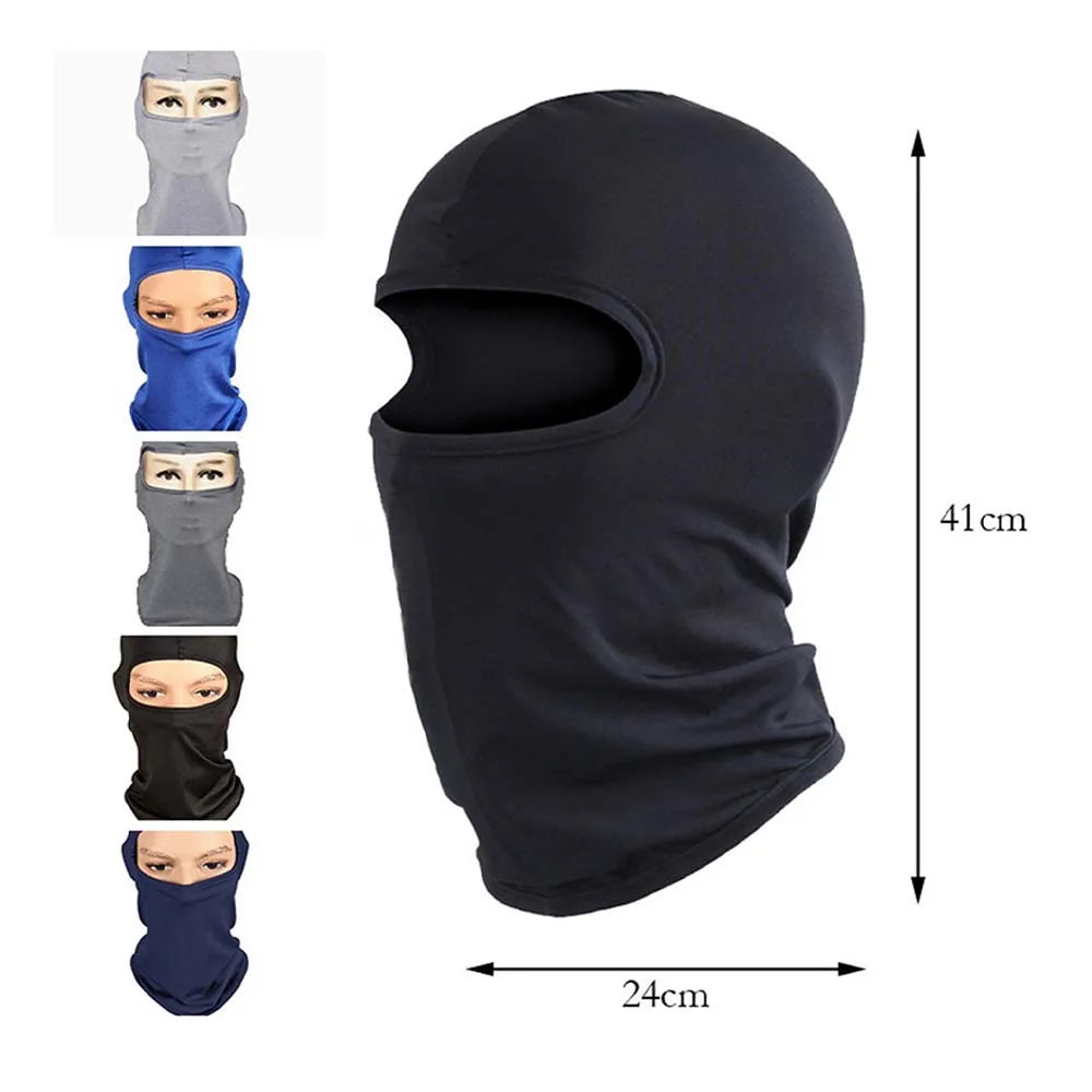 Men Bicycle Balaclava Full Face Mask Hiking Cycling Windproof Breathable Sun Protection Hat Motorcycle Helmet Liner Hat