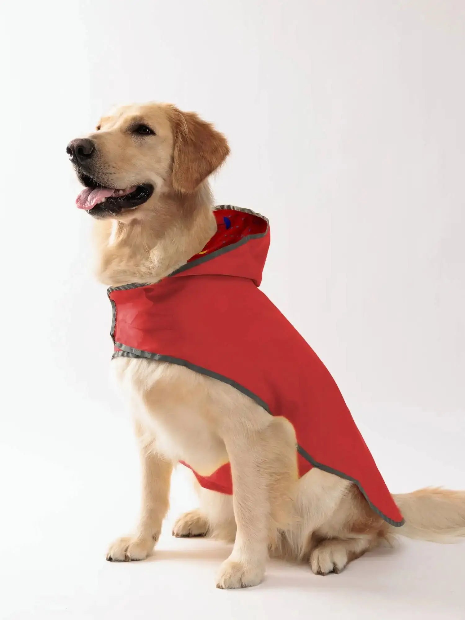 Keep Your Pup Dry & Stylish: Double-Layer Yellow Raincoat With Two-Way Wear!