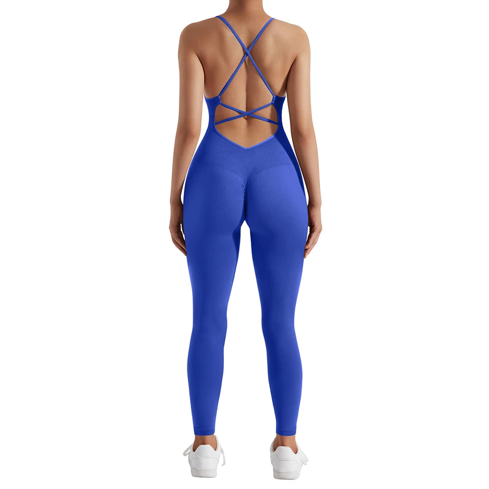 Bodysuit Women Jumpsuit Summer Romper Overalls Sportswear Fashion Streetwear Women Overalls One Piece Fitness Sports Bodysuits