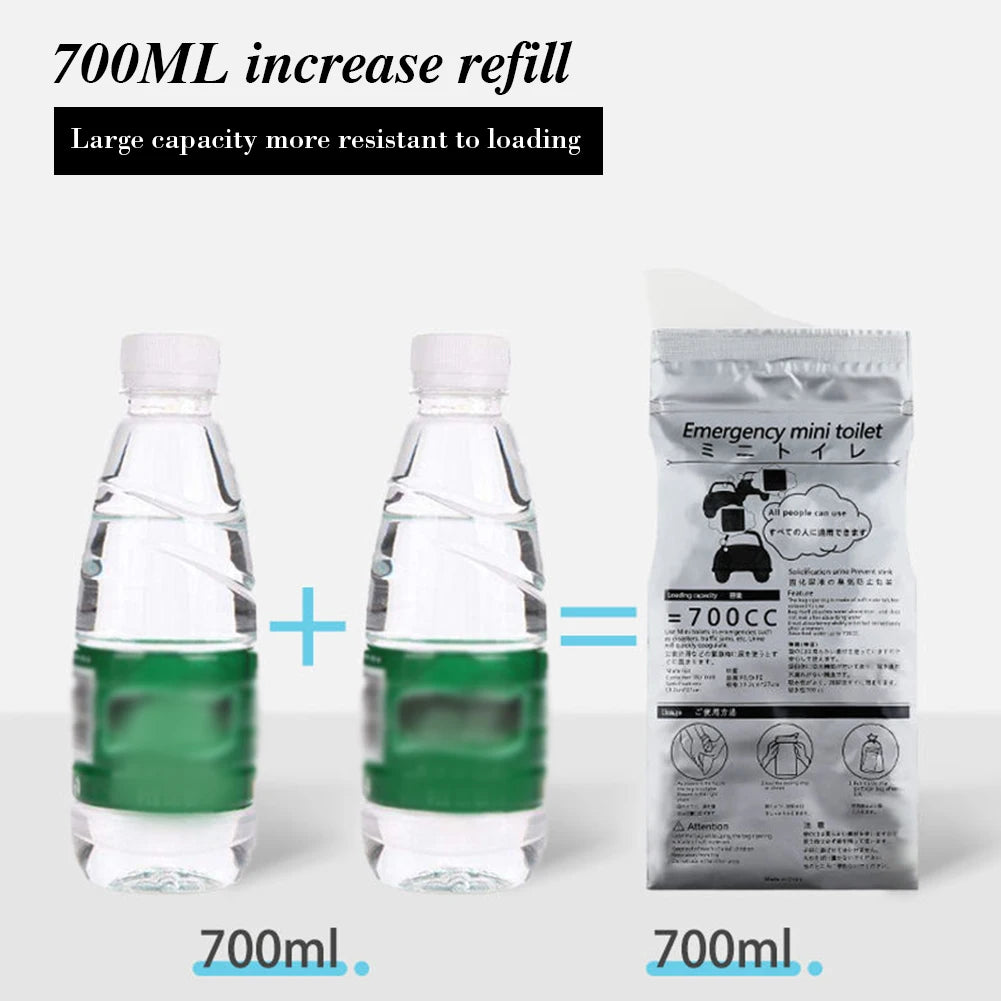 Outdoor Emergency Urinate Bags Disposable Piss Bags Travel Mini Mobile Toilet Women Men Portable Urine Bag Baby Vomiting Bag