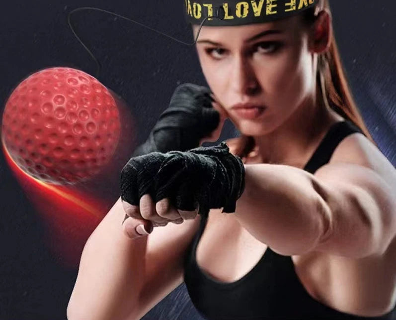 Boxing Punching Balls Head-mounted PU Speed Ball MMA Muay thai Training Hand Eye Reaction Home Sandbag Fitness Boxing Equipment