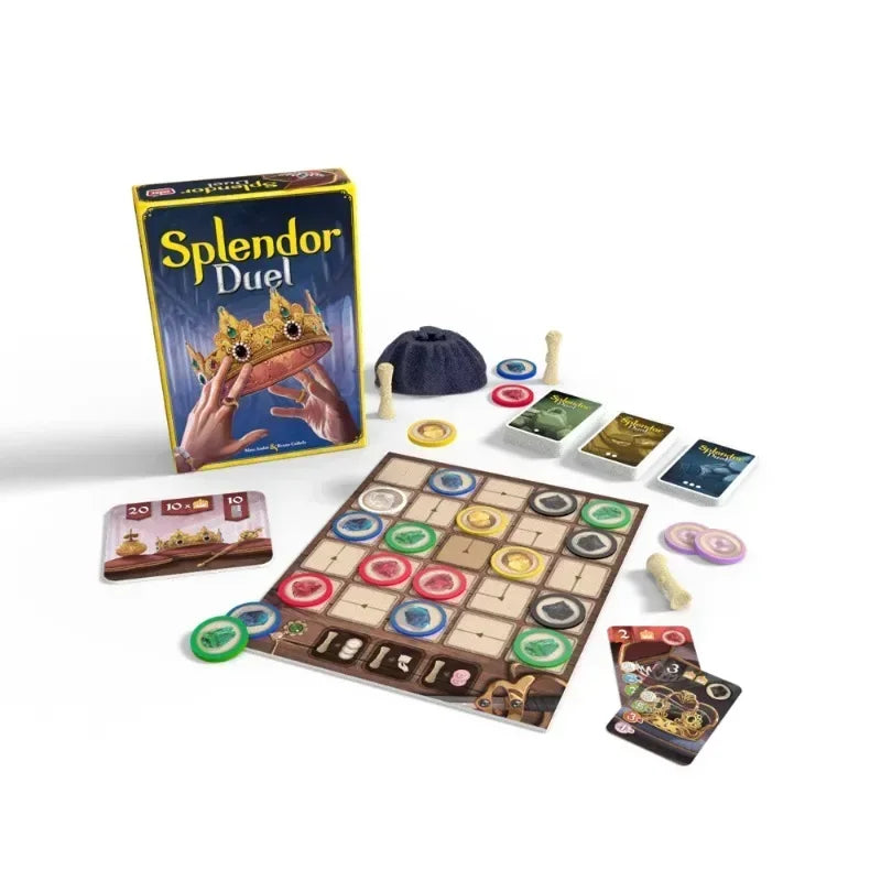 Splendor Duel Board Game Strategy Game for Kids and Adults Fun Family Game Night Entertainment Party Game for Family Collection