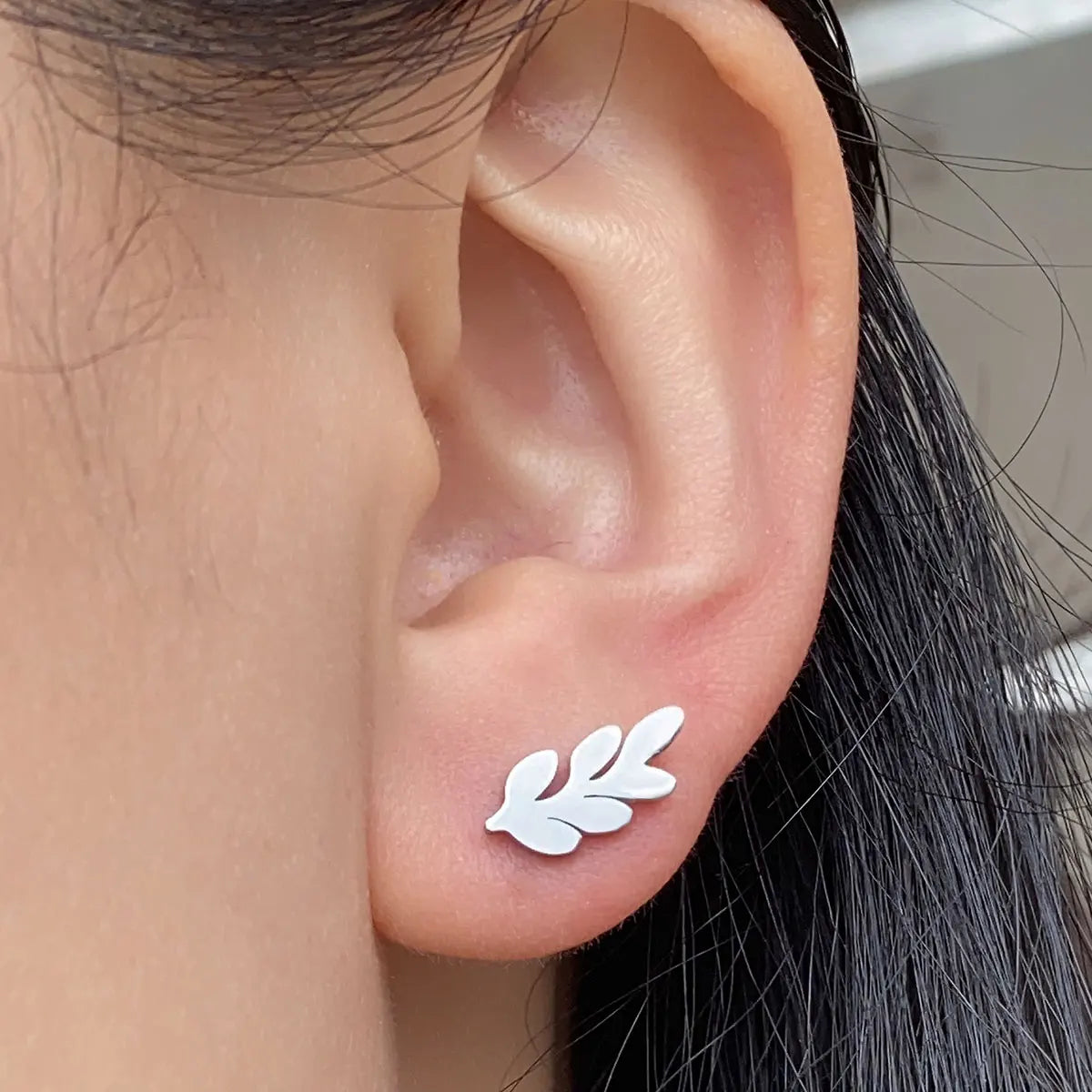 Stainless Steel Earrings Small Cute Butterfly Star Moon Heart Stud Earrings Set Punk Piercing Earing Women's Minimalist Jewelry