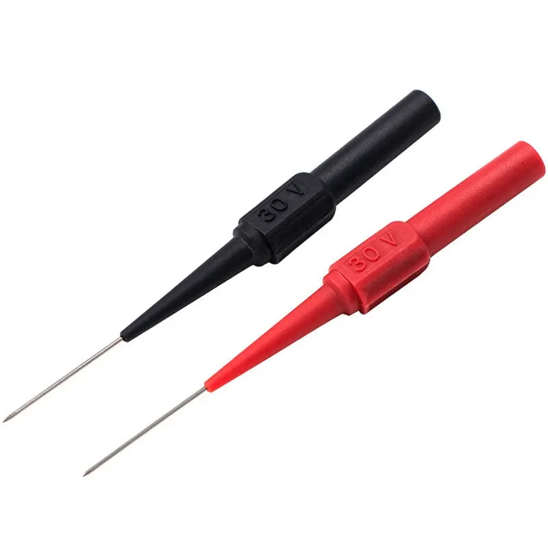 30V Car Tip Probes Diagnostic Tools Auto Multimeter Test Leads Extention Back Piercing Needle Tip Probes Mechanical Tools