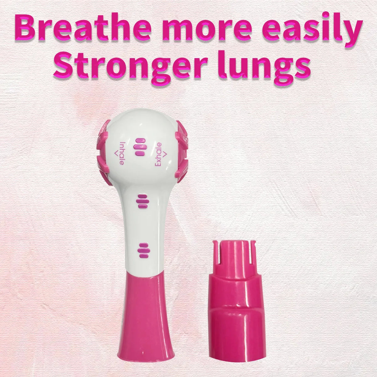 Portable breathing trainer Increases lung capacity Aerobic adjustable resistance exercisers quickly increase lung capacity