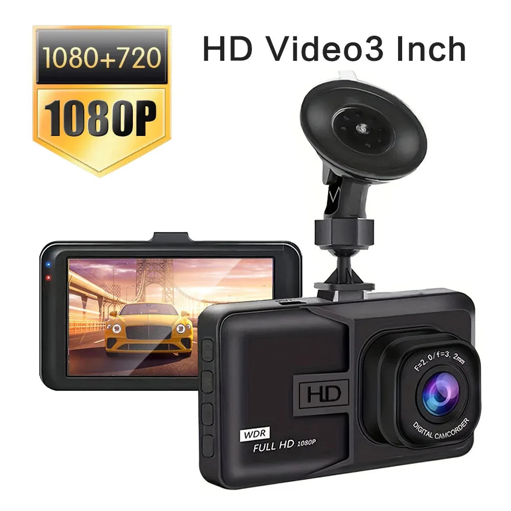 XUSHIDZ NEW 1080P HD Dash Camera Loop Recording Car Vehicle DVR Video Recorder Dashcam Night Vision 24h Parking Monitor G-sensor