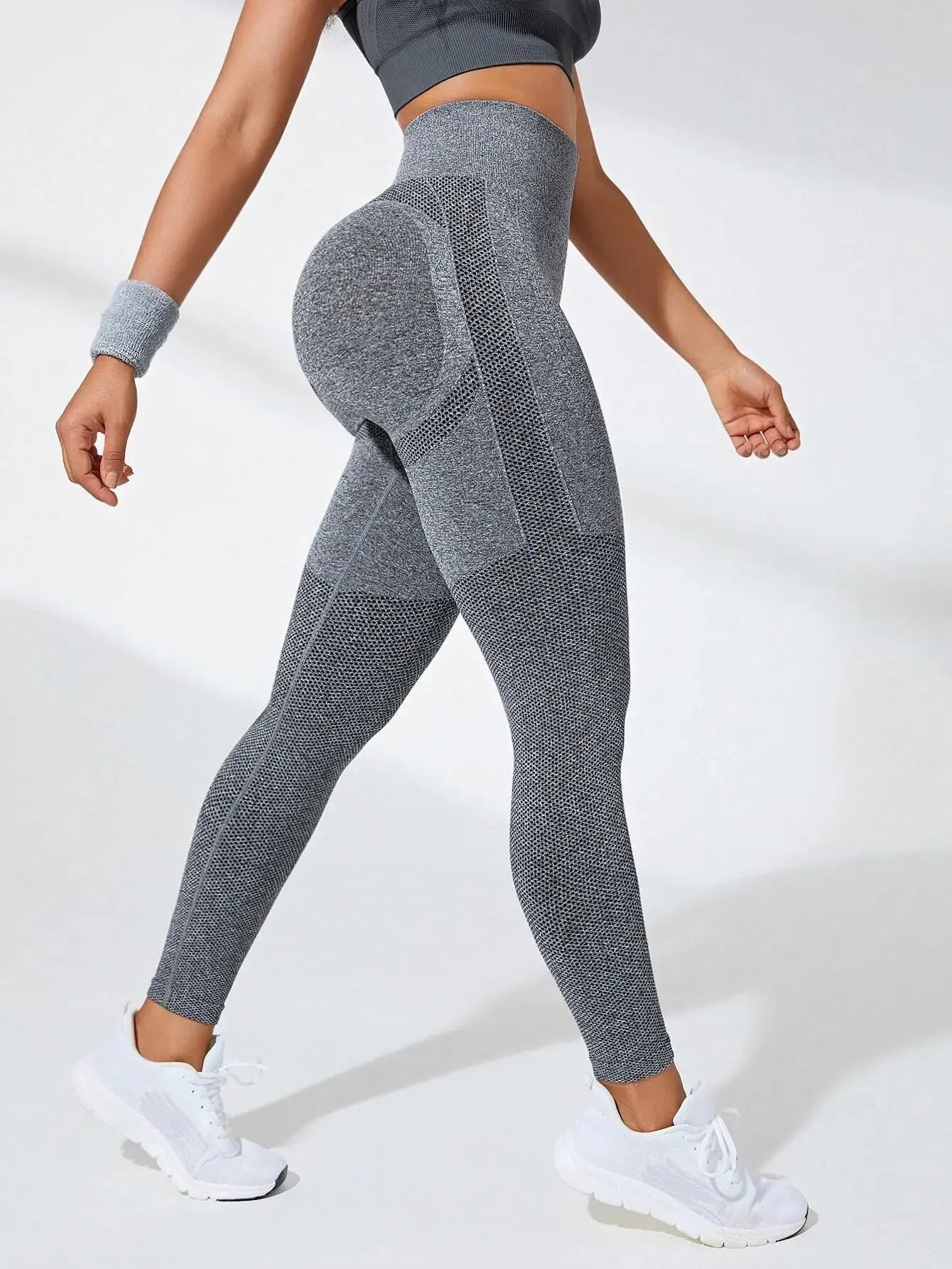 Women Seamless Leggings High Waist Fitness Leggings High Elastic Knitting Fashion Sports Pants Gym Running Yoga Butt Lift Tights