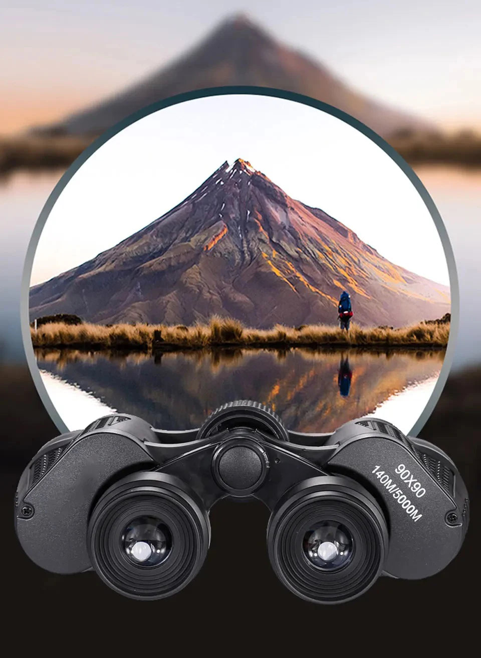 Binoculars 90X90 Long Range Bak4 Prism HD High Power Telescope Optical Glass Lens Hiking Travel Portable for Hunting Sport Scope