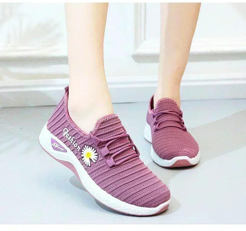 Women's shoes, summer white shoes, female students' Korean version running shoes,sports shoes,trendy casual shoes, women's shoes