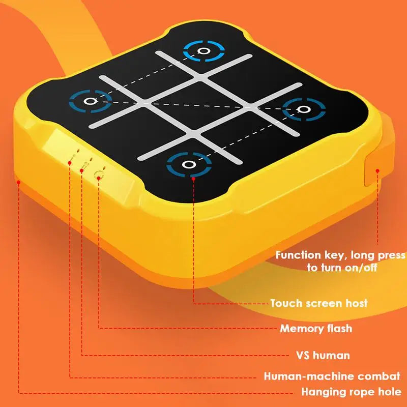 Multifunctional Electronic Tic-Tac-Toe Board Board Games Montessori Puzzle Table Game Chess Chess Set Portable For Adults Kids