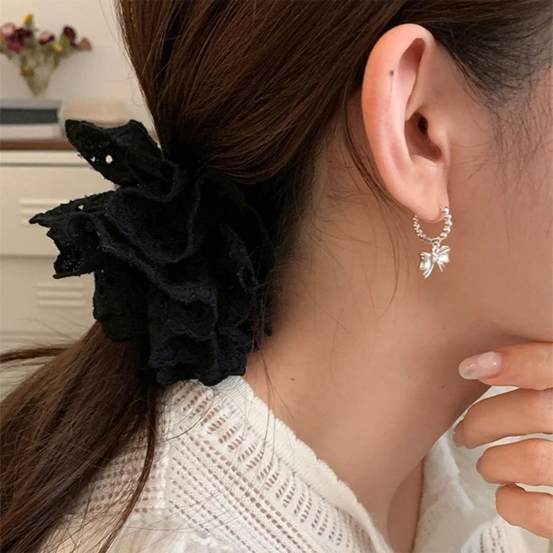 Bowknot Studs Earrings Ear Piercing Jewelry Accessory Stylish Bow Ear Pendant Jewelry for Fashion Enthusiasts