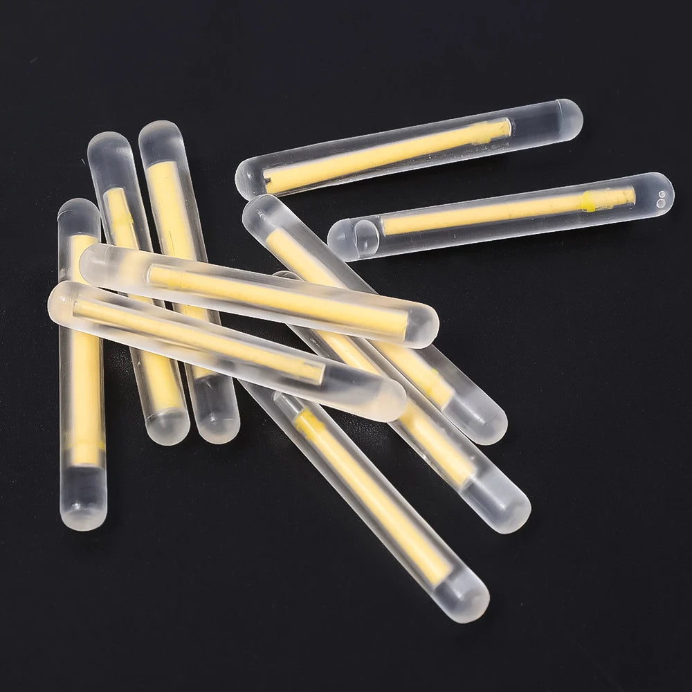 50/100PCS Firefly Fluorescent Rod Light Fishing Floating Rod Light Dark Luminous Rod Outdoor Fishing Fluorescent Rod Light