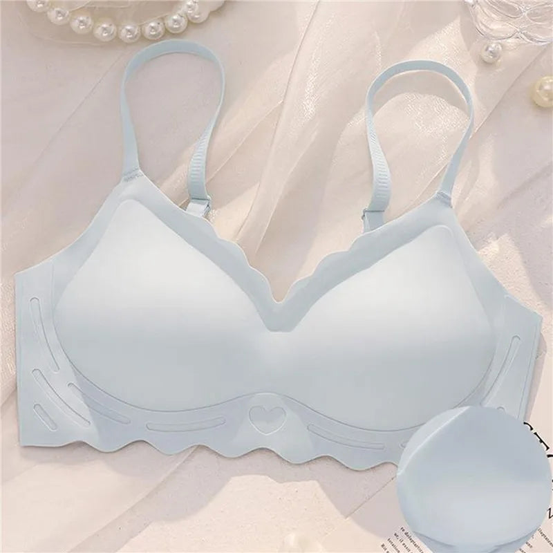 Sexy Seamless Bra Women Comfort Lingerie Sports Padded Tops Sexy Wireless Underwear Soft Bralette Support Bra Thin Intimates