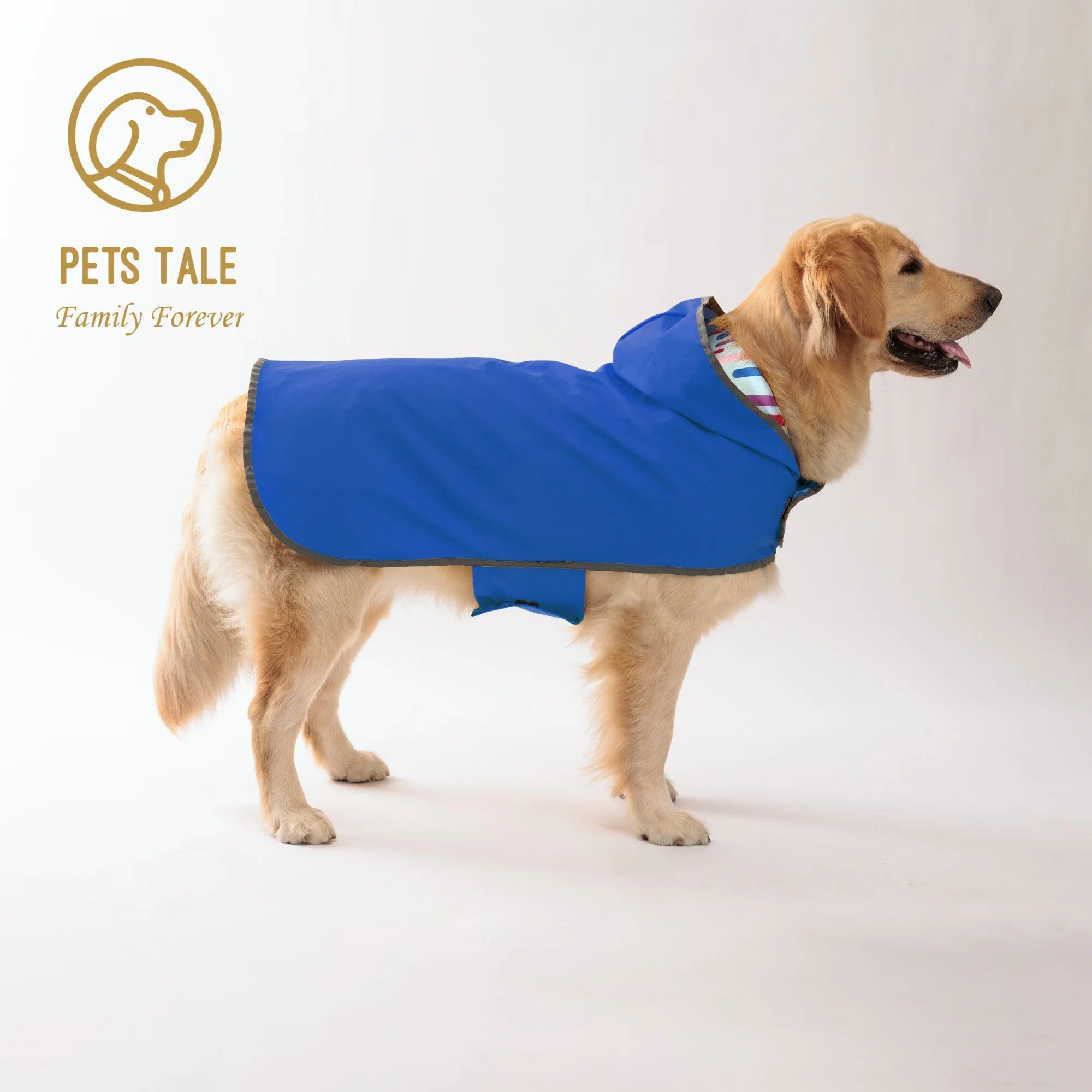 Keep Your Pup Dry & Stylish: Double-Layer Yellow Raincoat With Two-Way Wear!