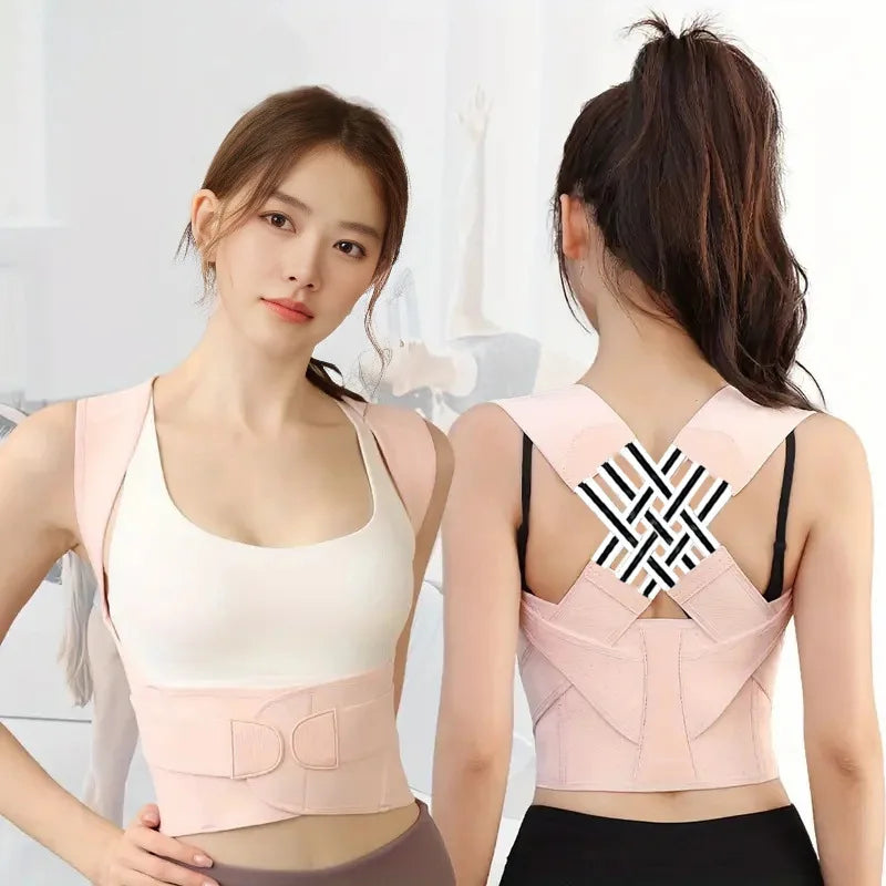 Posture Corrector for Women and Men, Adjustable Shoulder Posture Brace, Back Straightener Posture, Used for Middle Upper Spine