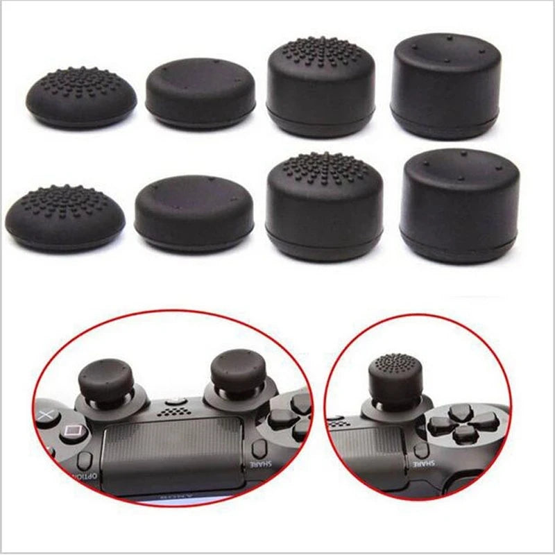 8pcs Silicone Thumb Joystick Grip Caps For PS4 /PS5 /Switch Pro /Xbox One S X /Series S X Console Controller Gamepad Accessories