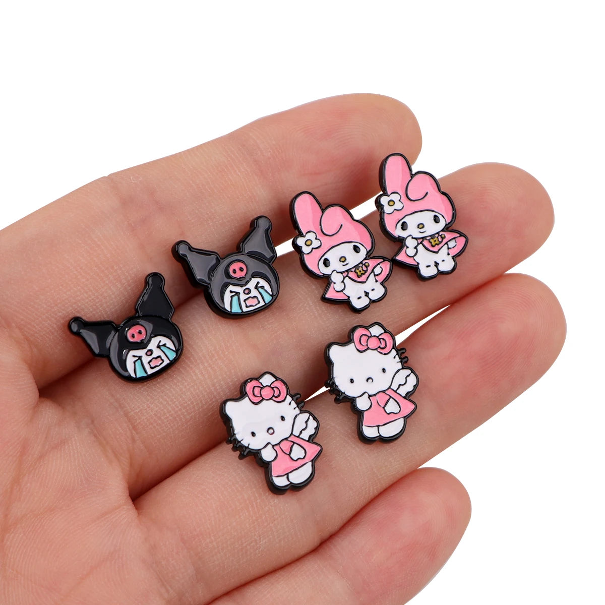 Cute Cartoon Angle Metal Earrings For Women Girl Stud Earring Trendy Stainless Steel Earrings Ear Piercing Jewelry Party Gift