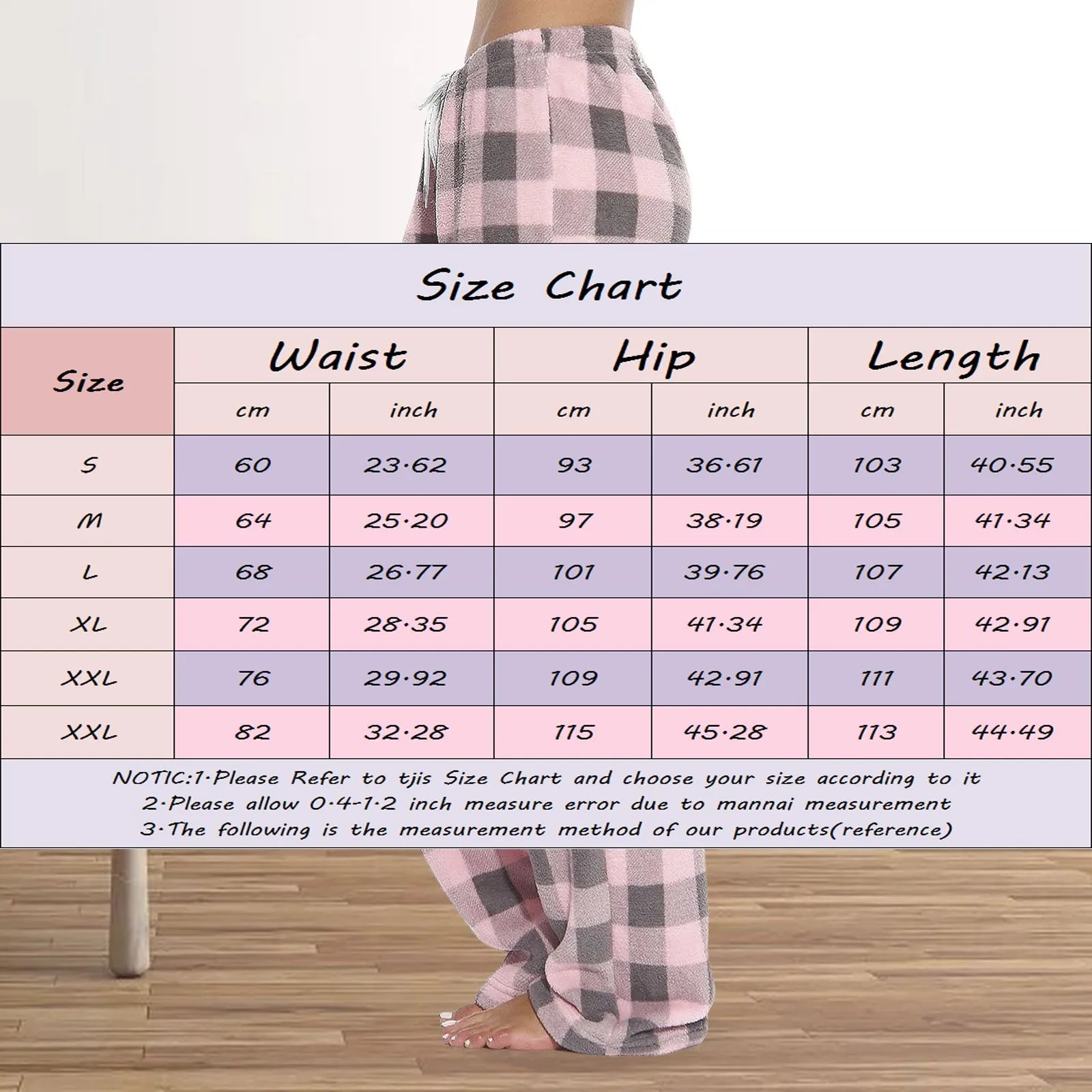 Women'S Pajama Pants Fleece Pajama Plaid Bottoms Ultra Soft Pj Pants Comfy Sleep Pants Sleepwear Loungewear