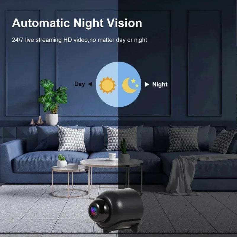 New X5 Camera Wireless 1080P Surveillance Security Video Cam Night Vision Motion Detect  Camcorder Mini Cam Monitor Smart Home