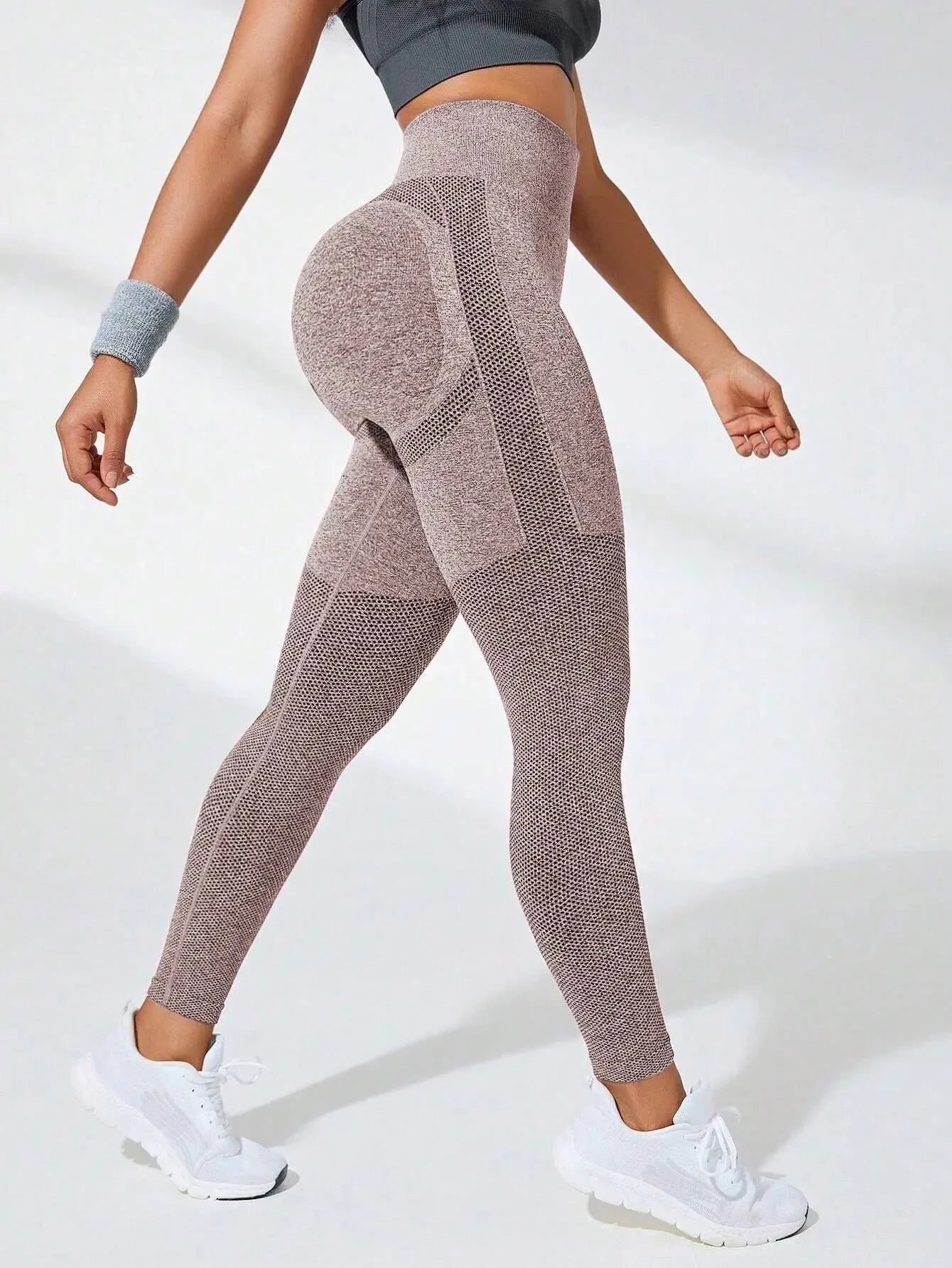 Women Seamless Leggings High Waist Fitness Leggings High Elastic Knitting Fashion Sports Pants Gym Running Yoga Butt Lift Tights