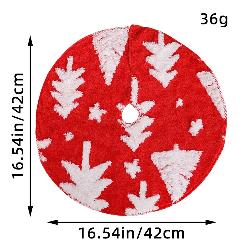 1PC Mini Christmas Tree Skirt Decoration Floor Desktop DIY Christmas Tree New Year Shopping Mall Window Christmas Products