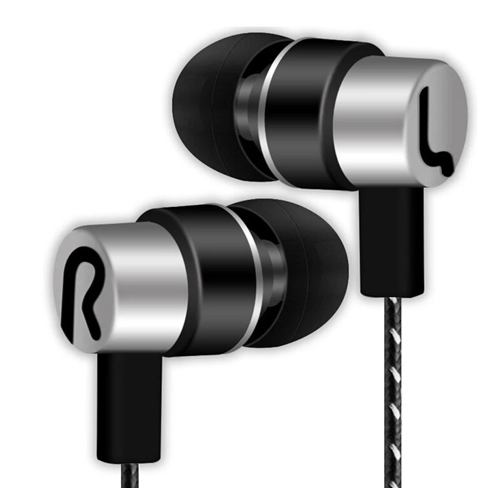 3.5mm In-Ear Wired Headphone 2 Basic Box Bass Stereo Earbuds Mobile Headphone Noise Cancelling Superb Bass Stereo Earphone