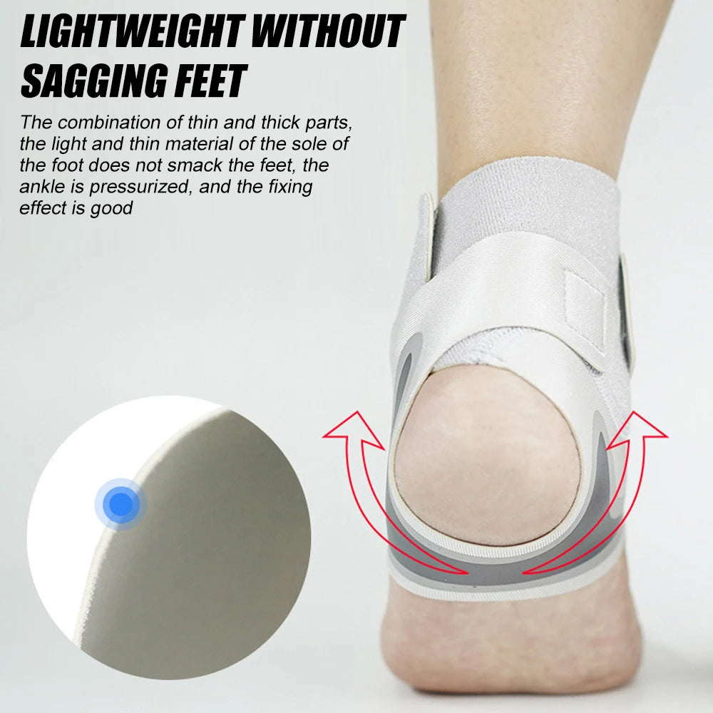 1Pcs Adjustable Compression Ankle Sleeve Elastic Ankle Brace Guard Foot Anti-Sprain Support Heel Protective Strap