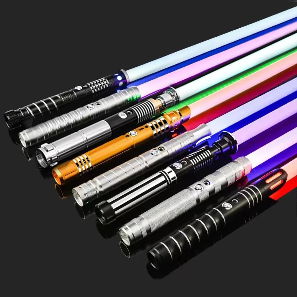 RGB Metal Lightsaber Laser Sword Toys Light Saber Espada Brinquedos Sabre De Luz Juguetes Kpop Lightstick Zabawki Oyuncak