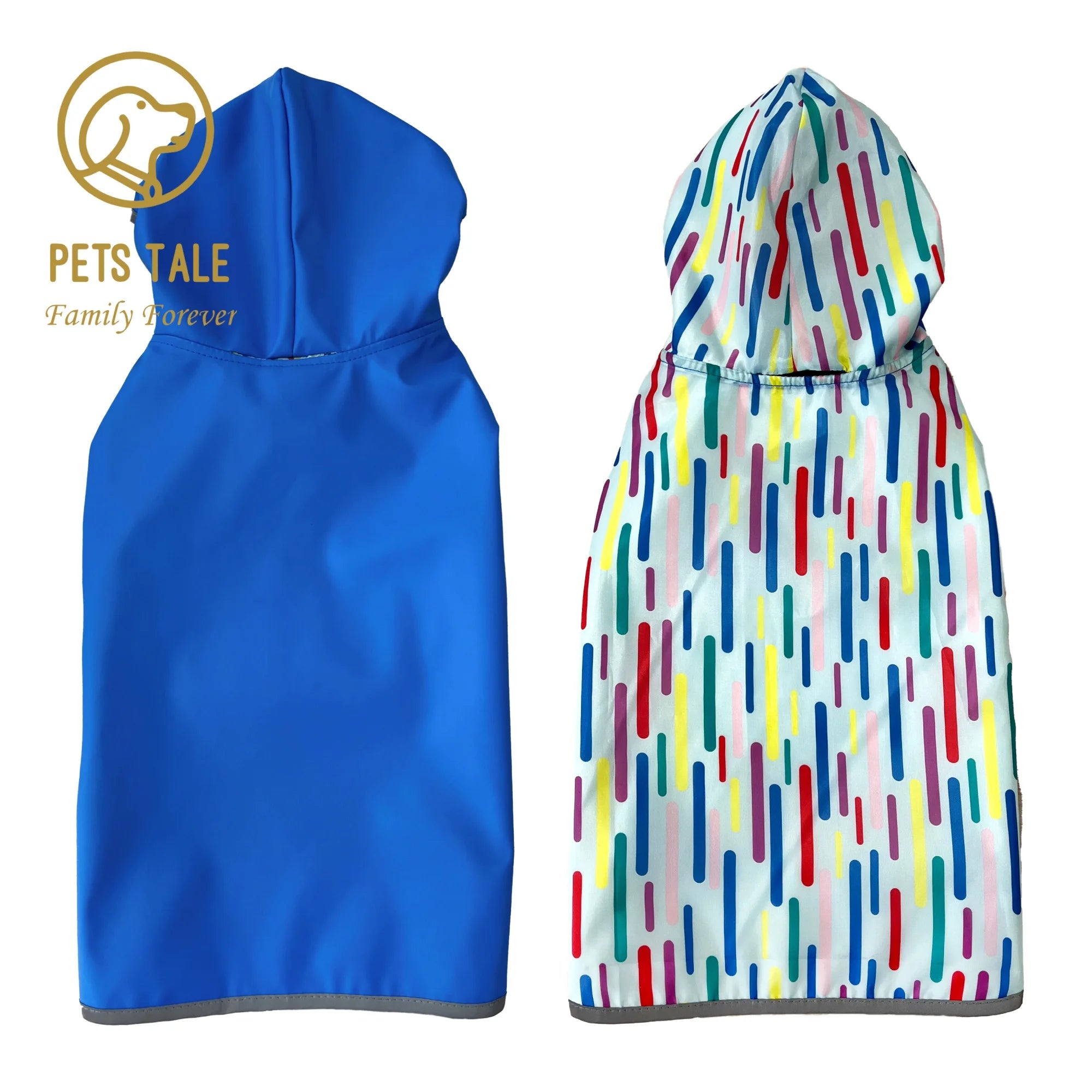 Keep Your Pup Dry & Stylish: Double-Layer Yellow Raincoat With Two-Way Wear!