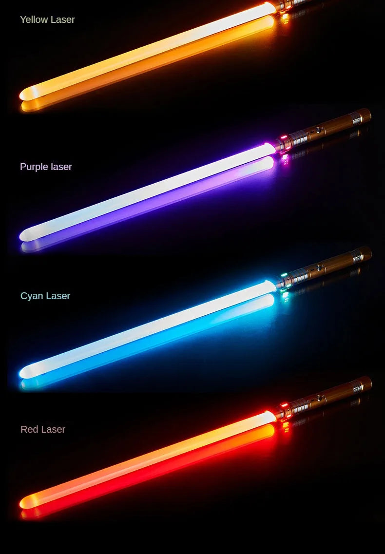 Lightsaber Metal Laser Sword Toys RGB Light Saber 7 Color Change Kids Soundfonts Force FX FOC Blaster Toys Jedi Laser Sword Gift