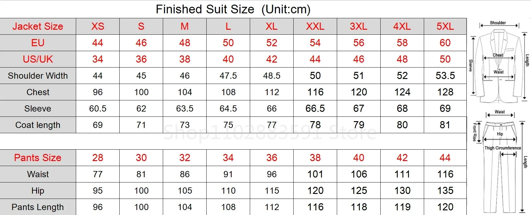 Men Suits 3 Pieces For Wedding Tuxedo Formal Sim Fit Jacket Vest Pants Groom Notched Lapel Single Breasted (Blazer+Vest+Pants)