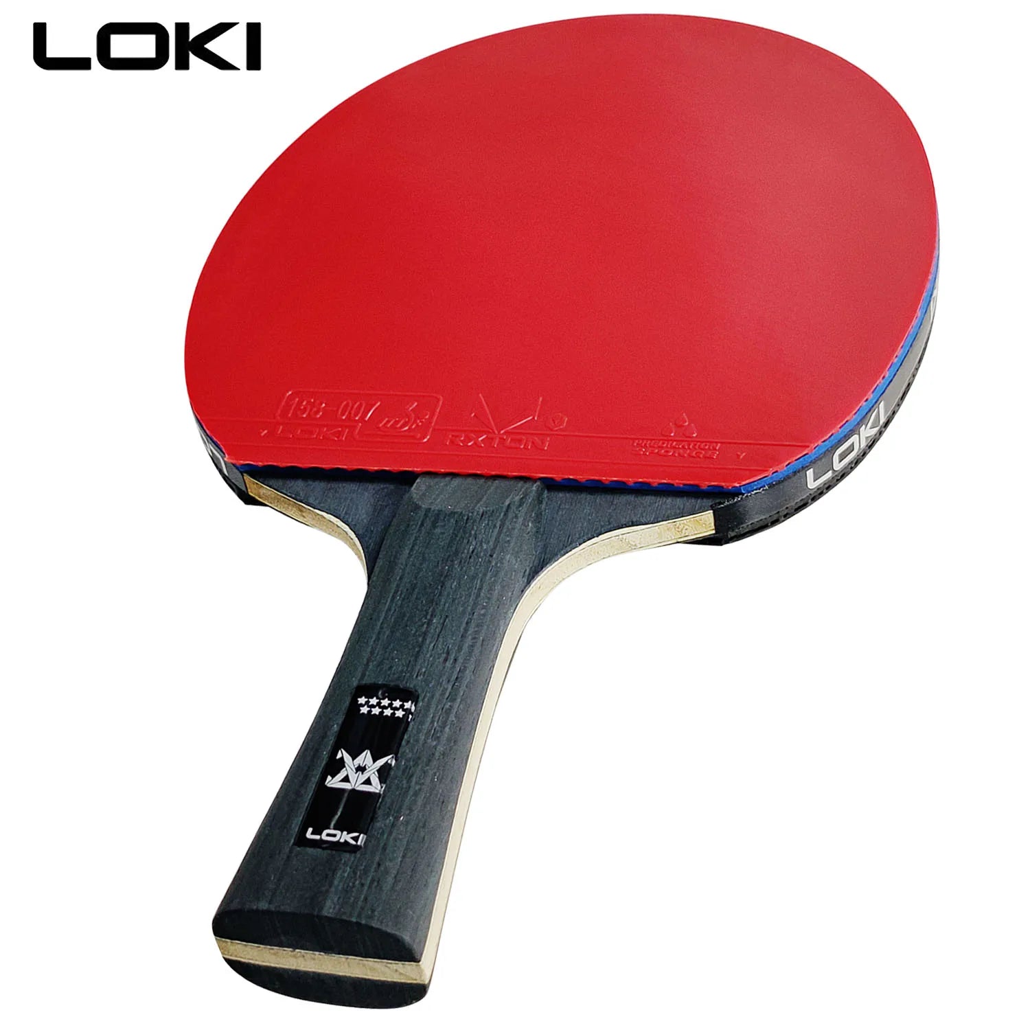 LOKI 9 Star Table Tennis Racket Professional 5+2 Carbon Ping Pong Paddle 6/7/8/9 Star Ultra Offensive with Sticky Rubbers