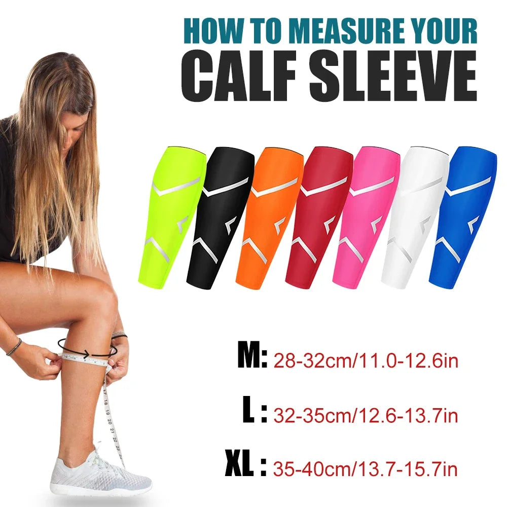 1Pcs Calf Compression Sleeves For Men And Women - Leg Compression Sleeve - Calf Brace For Running, Cycling, Travel