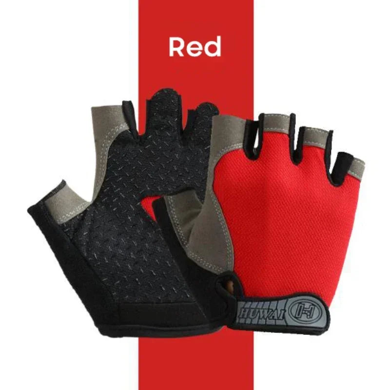 Fingerless Gym Training Gloves for Men Women Cycling Gloves Sports Fitness Motorcycle Mtb Anti-slip Gloves Bicycle Accessories