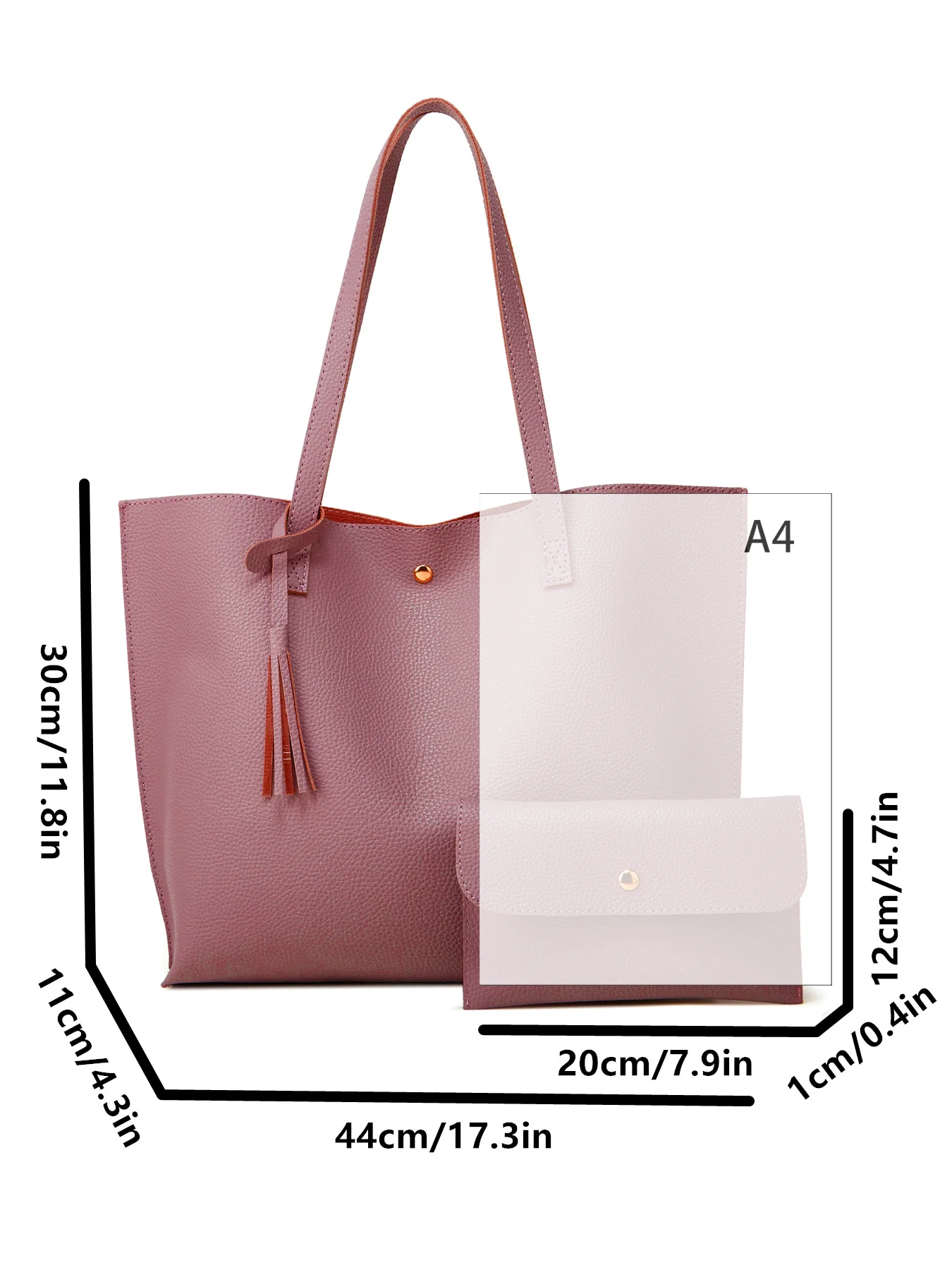 High-capacity ladies business tote bag new fashion handbag cross-border trend ladies shoulder bag large document bag