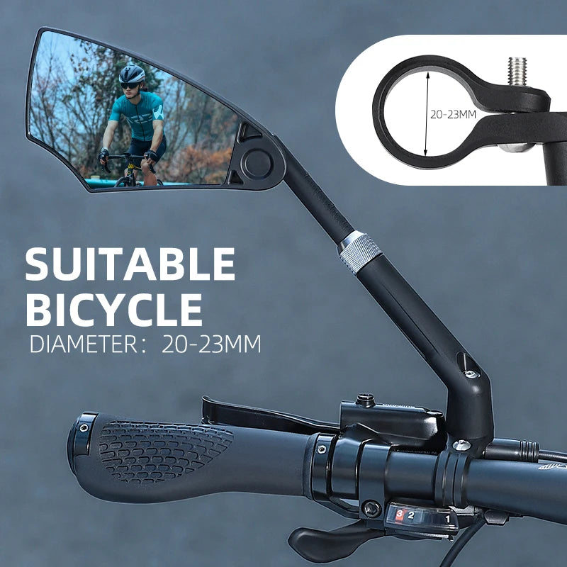 Bicycle Mirror Handlebar Rearview Anti-Glare Scooter Mirror Bike Accessories View Wide Range Back Sight Reflect