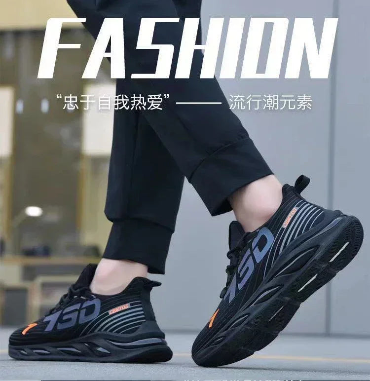 2024 new modelShoes for Men Casual Slip on Fashion Sneakers Breathable Running Shoes Outdoor Walking Training Tennis Shoes