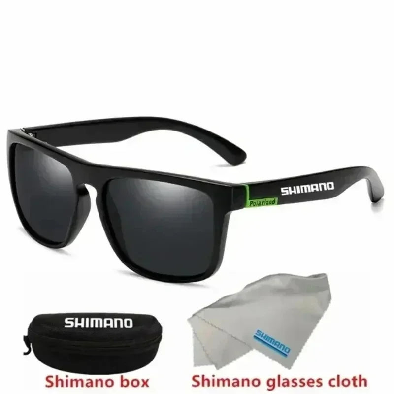 Shimano Polarized Sunglasses UV400 Protection for Men and Women Outdoor Hunting Fishing Driving Bicycle Sunglasses Optional Box