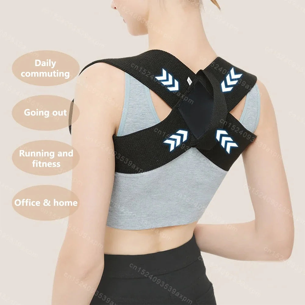 Back Posture Corrector Clavicle Spine Back Brace Belt Adjustable Upper Back Shoulder Lumbar Posture Correction Body Shaping