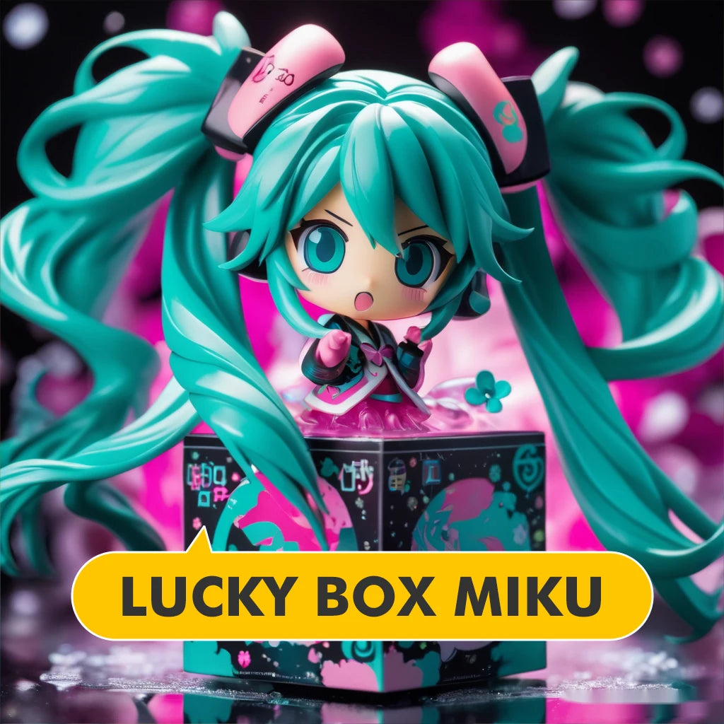 Hatsune Mirai lucky Gift Box Miku Mystery Box Anime Figure Game Action Figure Blind Box Lucky Model Doll Lucky Model Toy