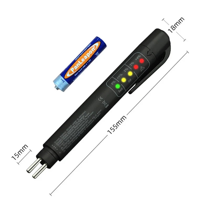 Car Brake Fuid Brake Oil Testing Pen LED Display Auto Brake Fluid Oil Quality Tester Car Repair Inspection Tool Auto Accessories