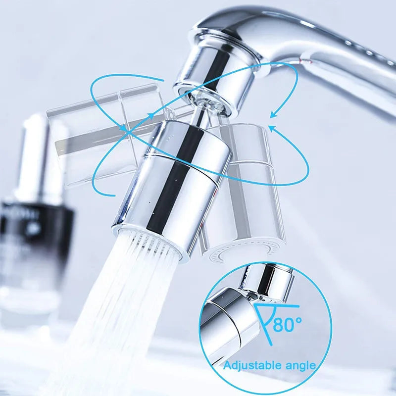 New 2 Mode Kitchen Faucet Spray Head Filter Adjustable 360° Rotary Splashback Tap Nozzle Bubbler Kitchen Sink Faucet Aerator